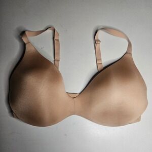 Skims Fits Everybody T-Shirt Bra Tan Nude Underwire Molded Cup 38DD
